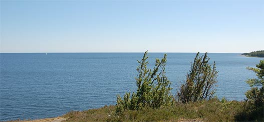 Utsikt från fornborgen Villkorsberget på Värmlandsnäs