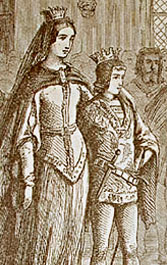 Drottning Margareta o Erik av Pommern - O Bache ca 1884